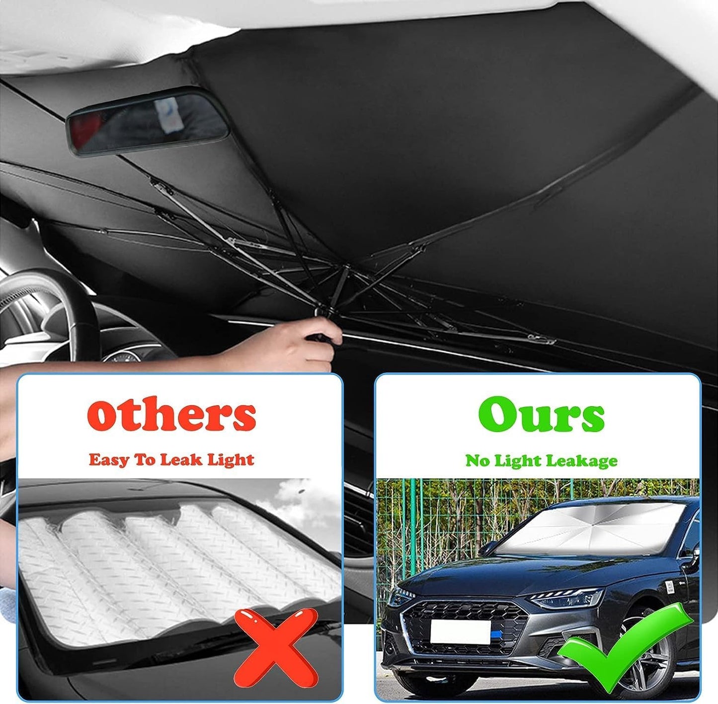🔥Father’s Day 49% OFF-🚗 Car Windshield Sun Shade