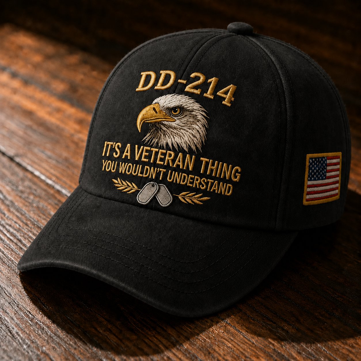 DD-214 Veteran 3D Embroidered Cap - “IT'S A VETERAN THING YOU WOULDN'T UNDERSTAND”