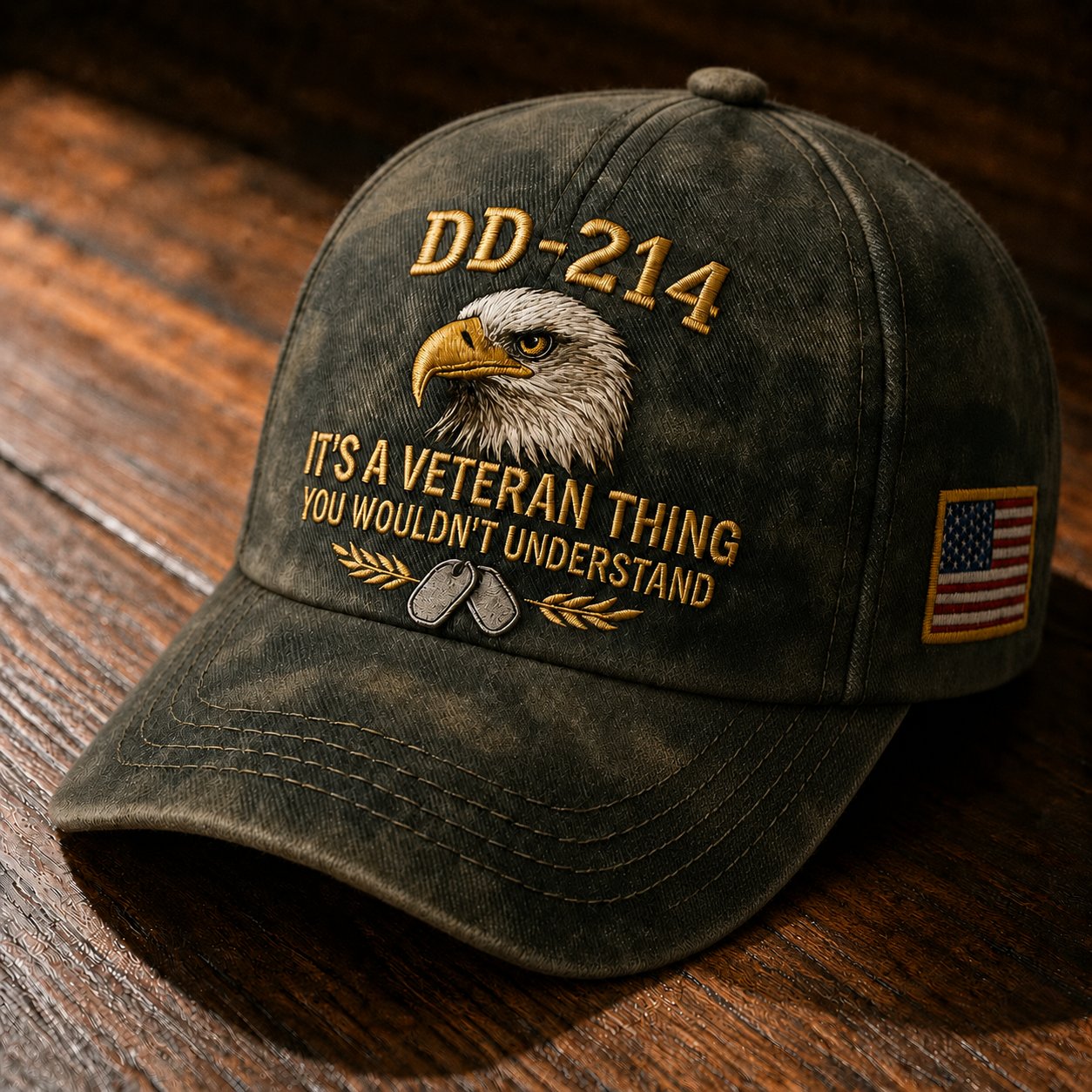 DD-214 Veteran 3D Embroidered Cap - “IT'S A VETERAN THING YOU WOULDN'T UNDERSTAND”