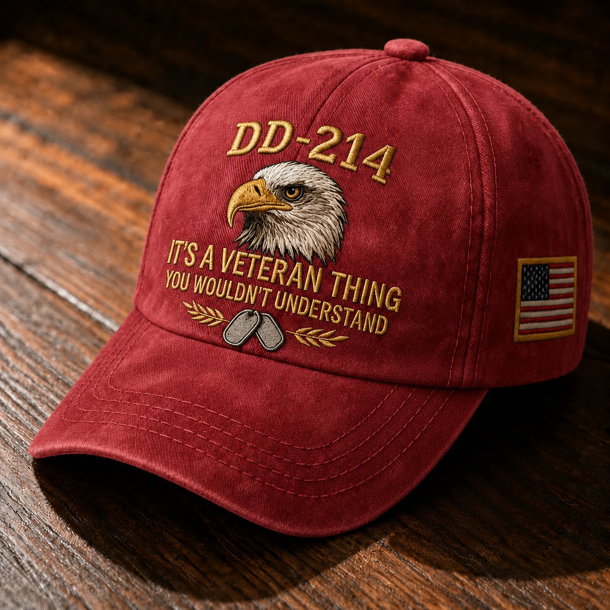 DD-214 Veteran 3D Embroidered Cap - “IT'S A VETERAN THING YOU WOULDN'T UNDERSTAND”