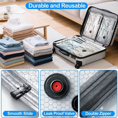 🔥HOT SALE 49% OFF -🔥Cordless Travel Vacuum Storage Compression Bag Set✈️