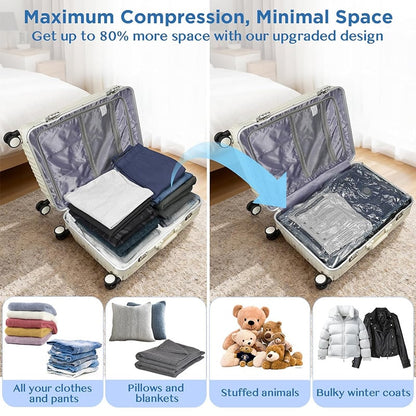 🔥HOT SALE 49% OFF -🔥Cordless Travel Vacuum Storage Compression Bag Set✈️