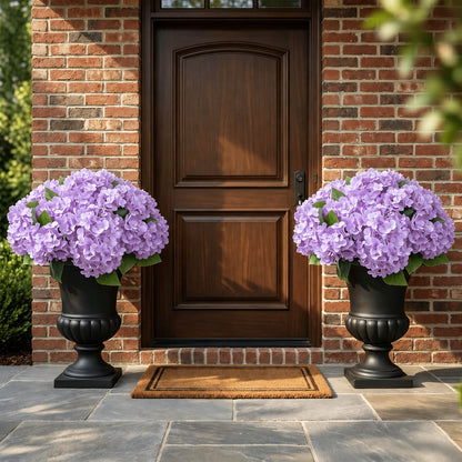 🔥Last Day 70% OFF🔥Artificial Outdoor Hydrangea Flowers - UV resistant, Waterproof, Windproof V