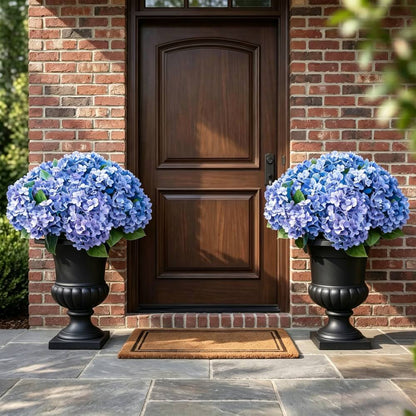 🔥Last Day 70% OFF🔥Artificial Outdoor Hydrangea Flowers - UV resistant, Waterproof, Windproof V