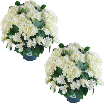 🔥Last Day 70% OFF🔥Artificial Outdoor Hydrangea Flowers - UV resistant, Waterproof, Windproof V