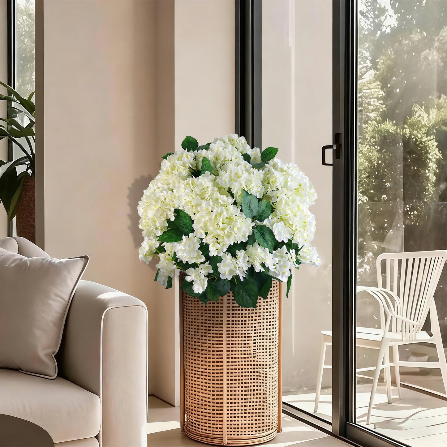 🔥Last Day 70% OFF🔥Artificial Outdoor Hydrangea Flowers - UV resistant, Waterproof, Windproof V